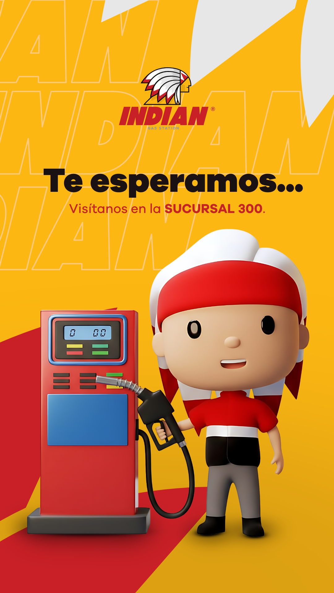 Indian Gas Station — Story Sucursal 300