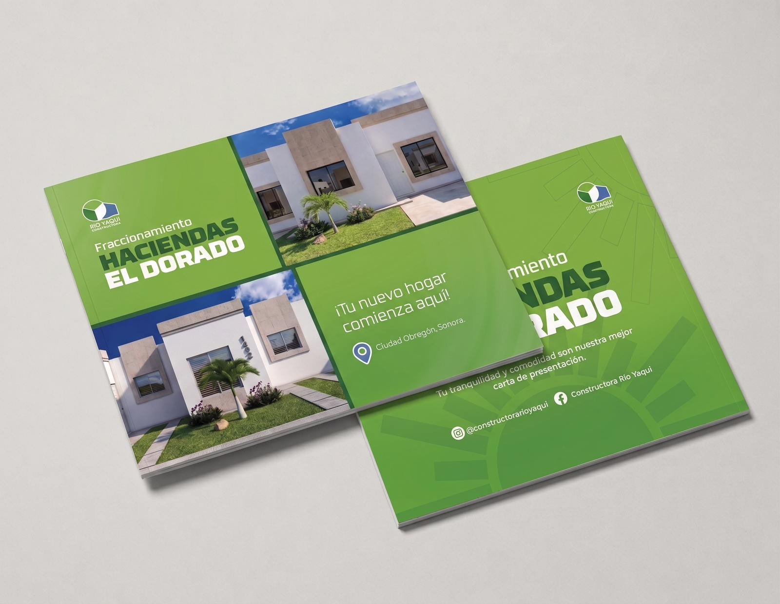 Haciendas El Dorado — Brochure Editorial Portada Exterior