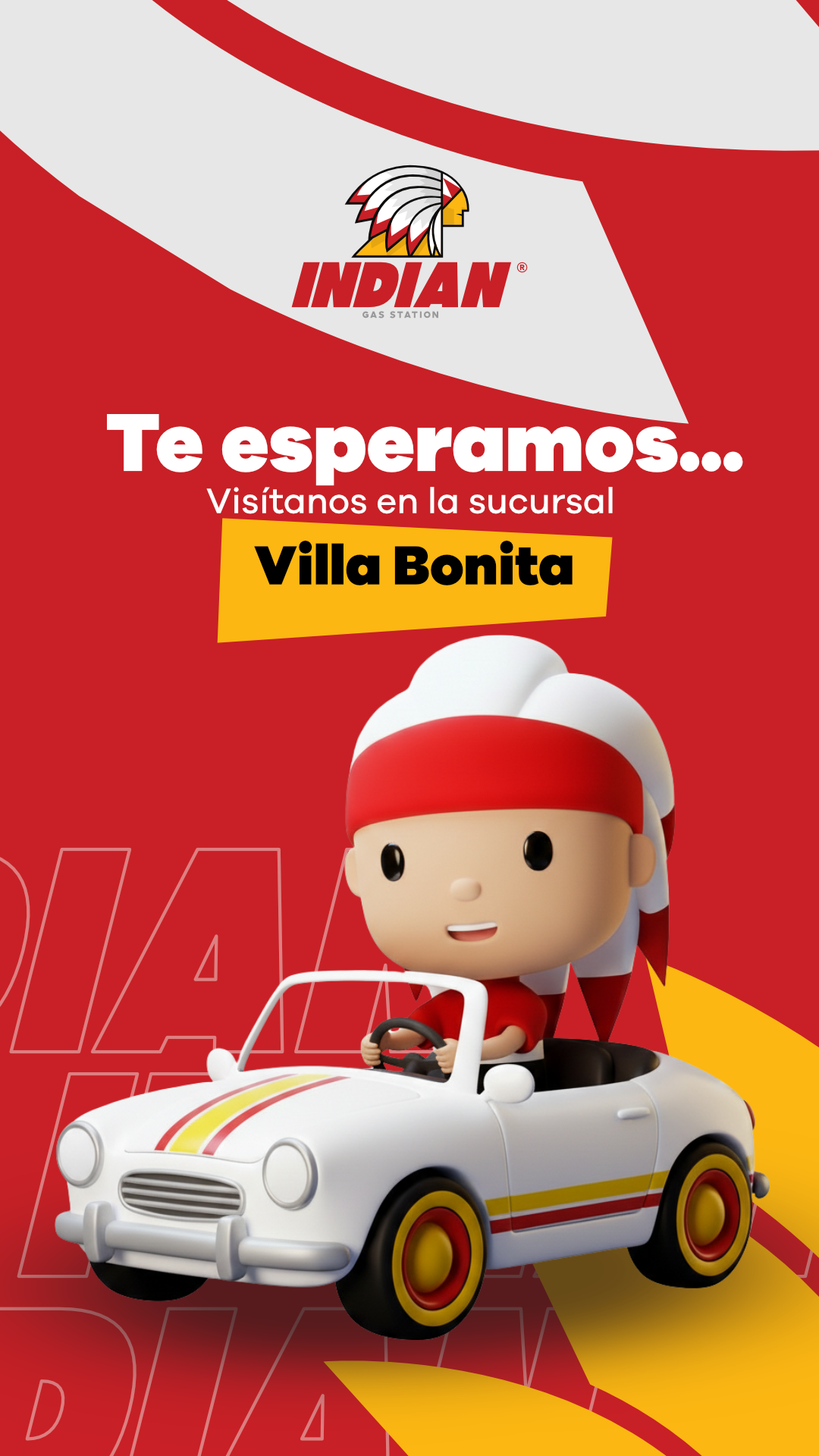 Indian Gas Station — Story Sucursal Villa Bonita