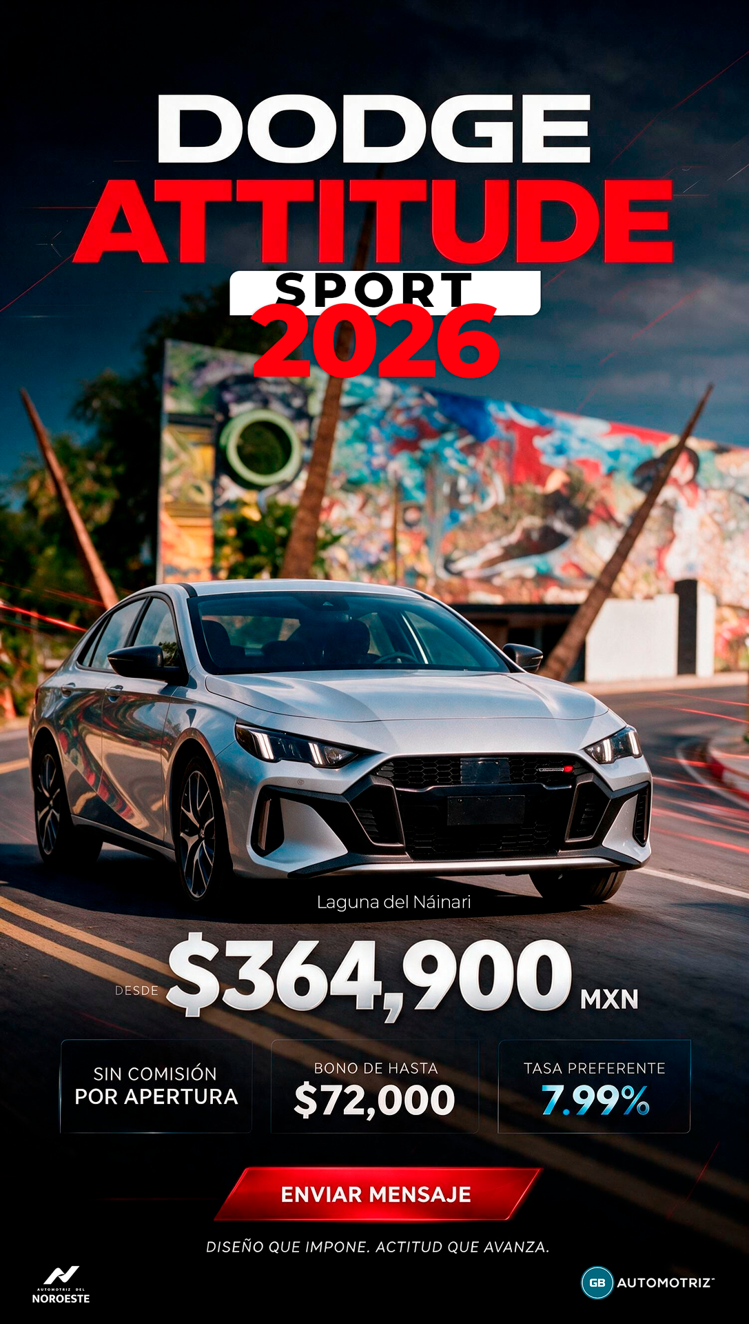 Dodge Attitude 2026 — Sport Line (Story 9:16)