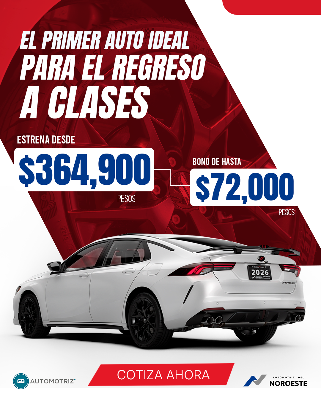 Dodge Attitude — Carrusel Comercial (Feed 1:1)